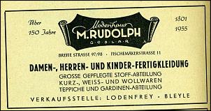 Modenhaus Rudolph - Werbeanzeiger 1955.jpg
