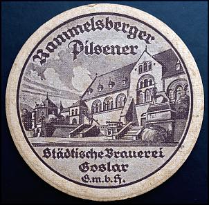 Ich zeige hier ein paar alte Bierdeckel Stdtischen Brauerei Goslar